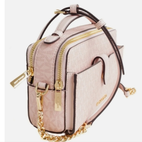 NWT - MICHAEL KORS JET SET MEDIUM DOUBLE ZIP CROSSBODY - Picture 3 of 6